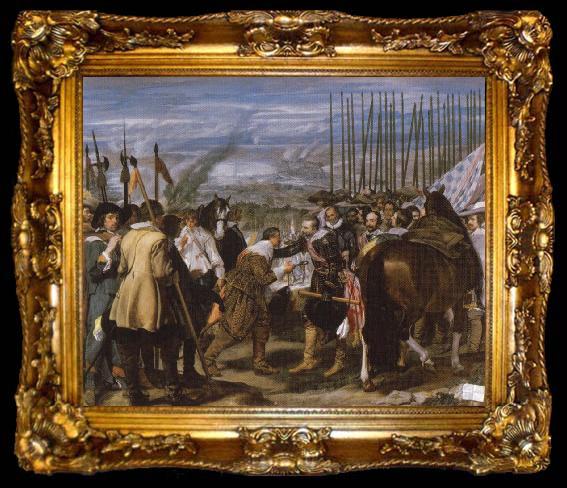 framed  Diego Velazquez Surrender of Breda, ta009-2